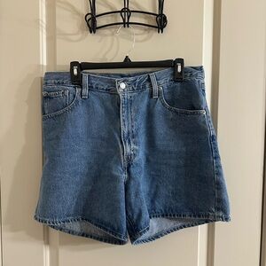 Levi's Cinch Waist Denim Shorts